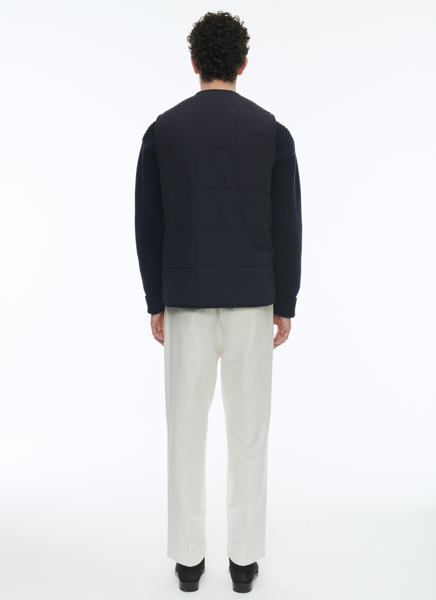 Veste homme tissu ottoman technique - doublure en fausse fourrure Fursac - M3CALM-CM22-D030