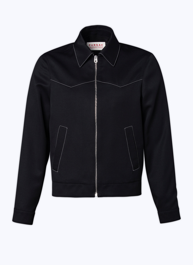Veste serge de laine homme Fursac - 23EM3BRUT-BM25/20