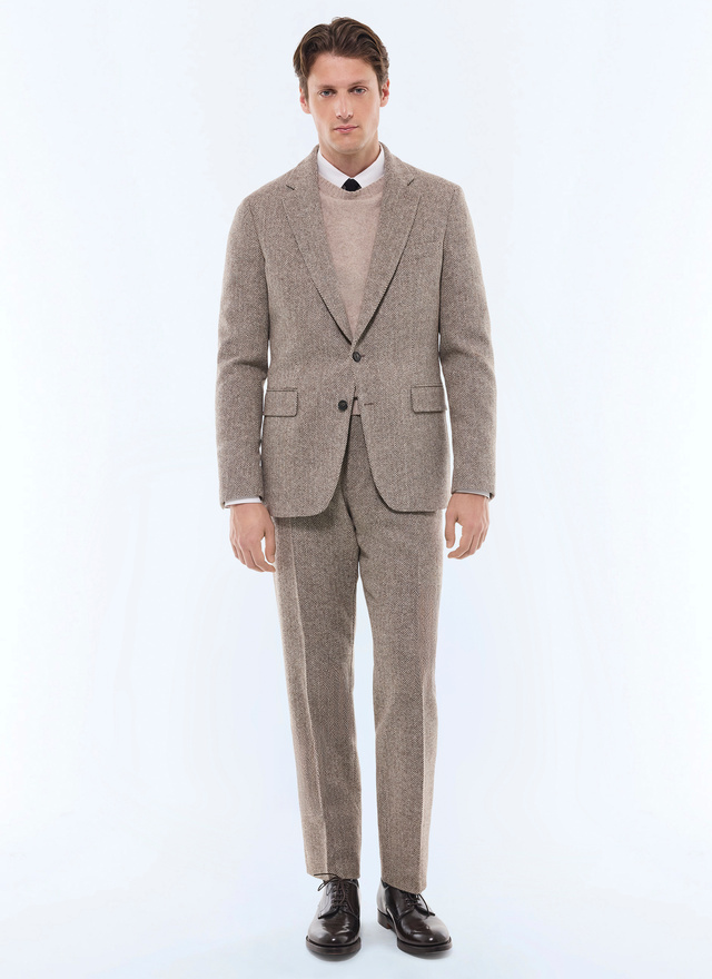 Veste beige taupe homme Fursac - V3FRAT-GX02-G018