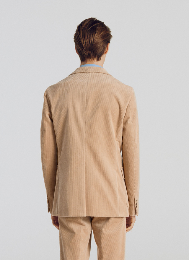 Veste beige homme velours côtelé Fursac - V3TEAM-TX03-04