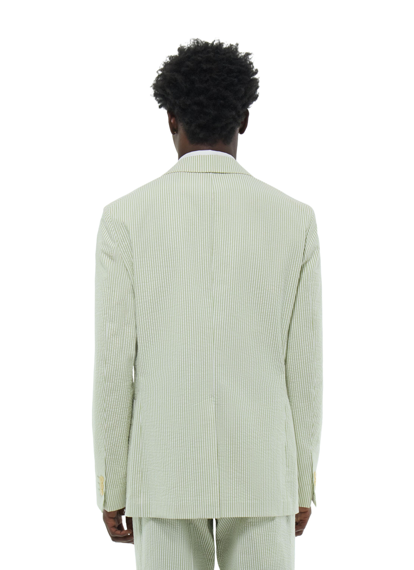 Veste homme seersucker de coton Fursac - V3FLEN-FX01-H004