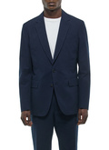 Veste droite en seersucker à rayures - V3FAMO-LX15-D030