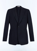 Veste droite en seersucker de laine - V3JADO-JX04-D030