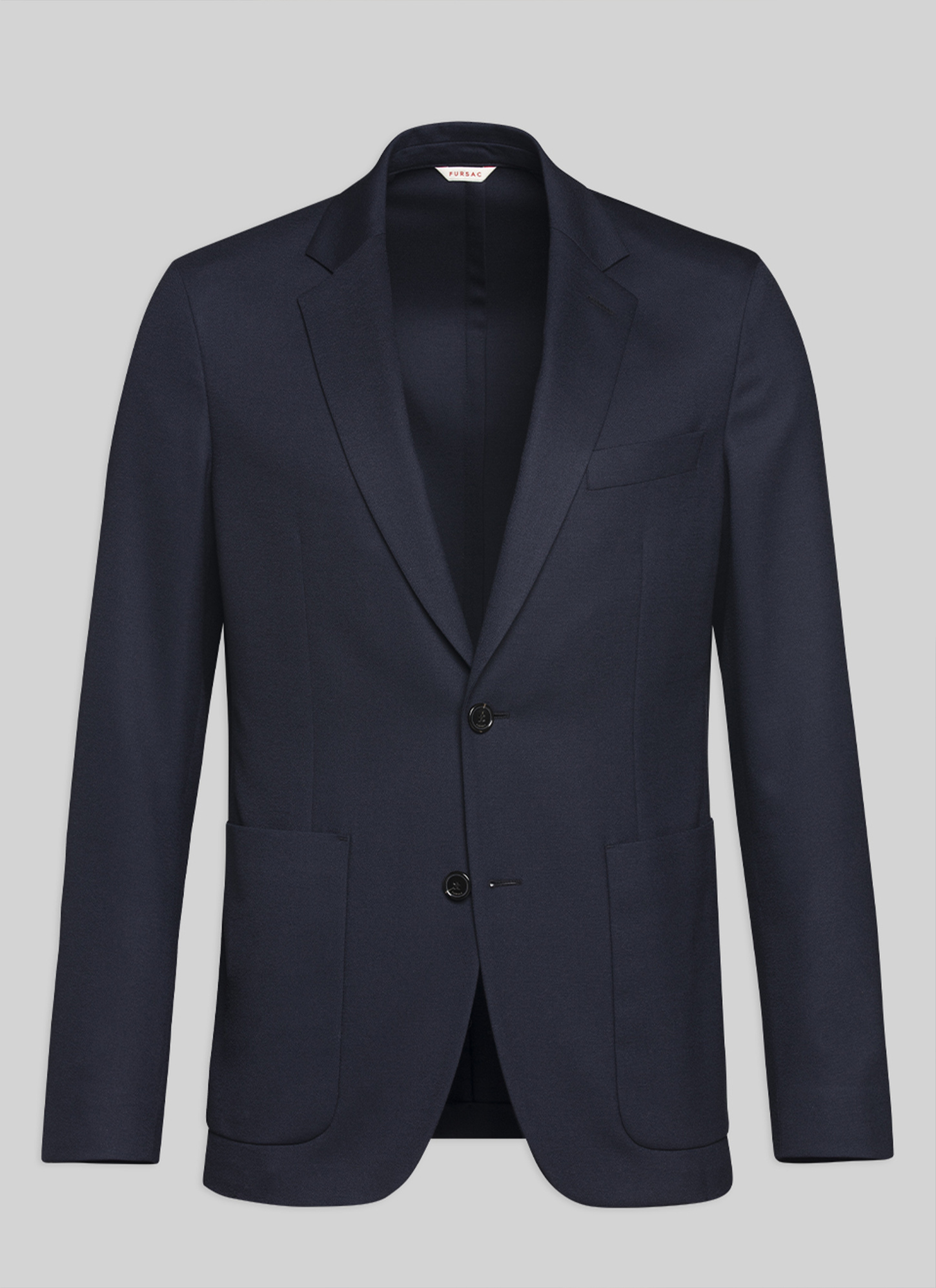 Veste bleu homme laine vierge et élasthanne Fursac - V3VAFA-VC07-30