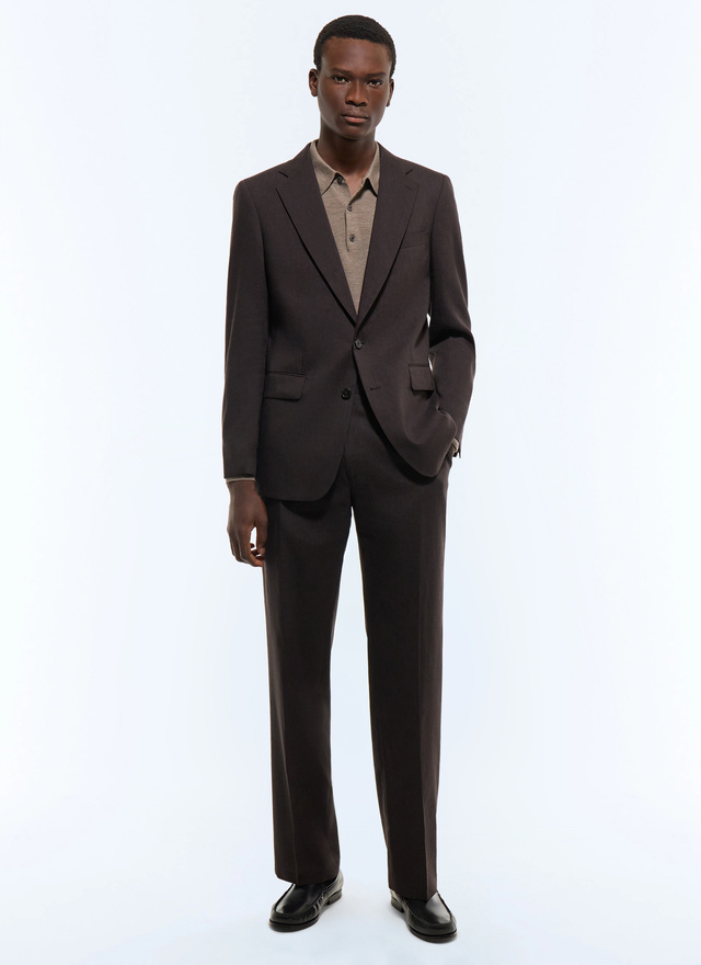 Veste marron homme Fursac - V3JADA-JX06-G018