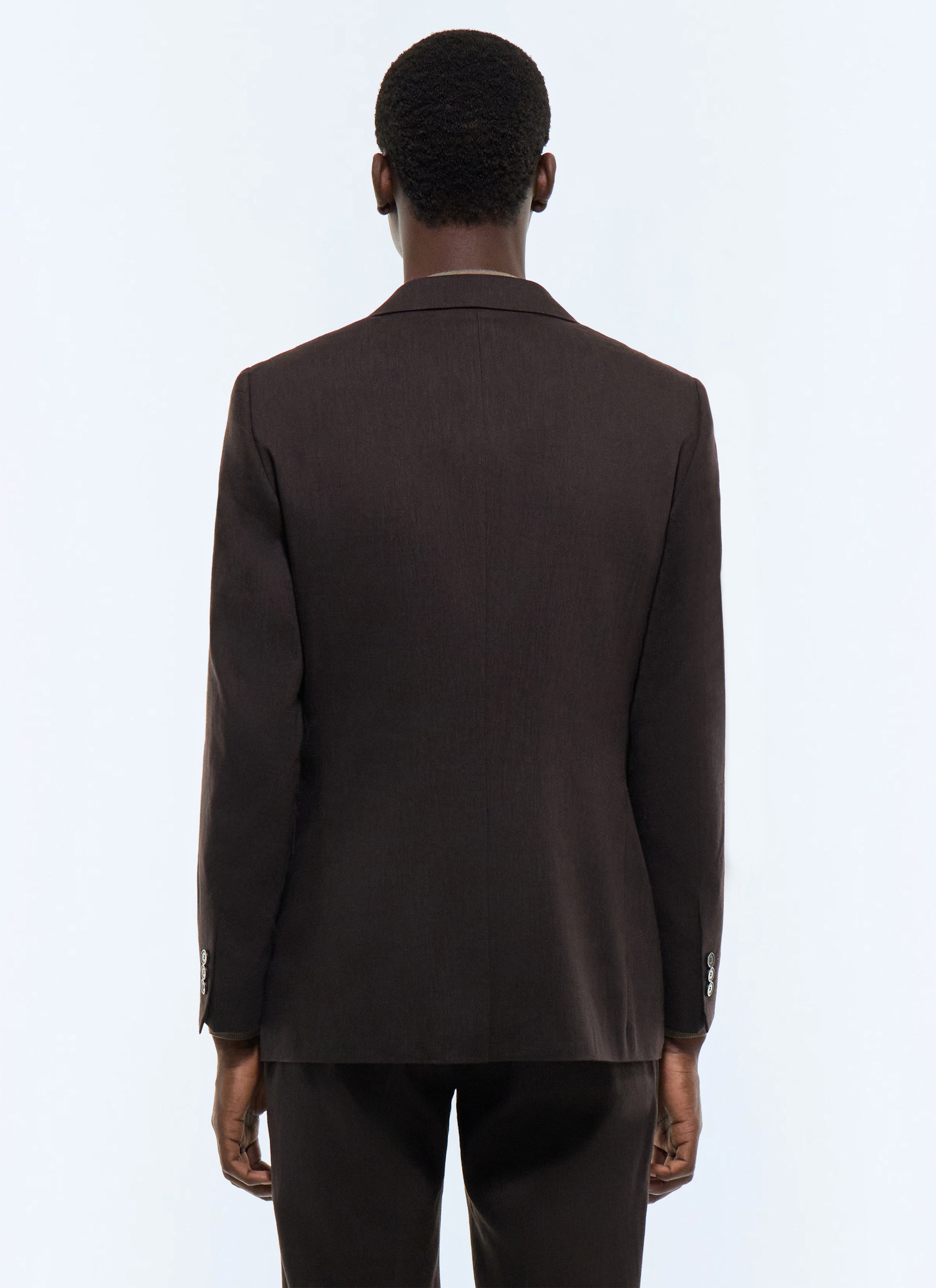 Veste homme toile de lin certifié et laine vierge Fursac - V3JADA-JX06-G018