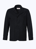 Travel jacket en moleskine de coton noir - 22HV3ALOE-AX10/20