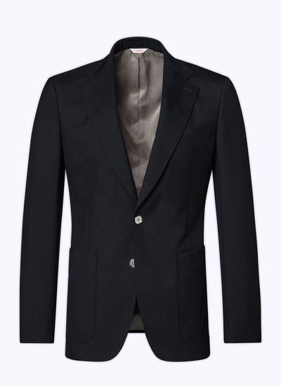 Veste noir homme laine vierge Fursac - B3ABBO-AV06-20