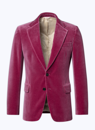 Veste rose homme velours palatine Fursac - V3ALLO-RC66-76