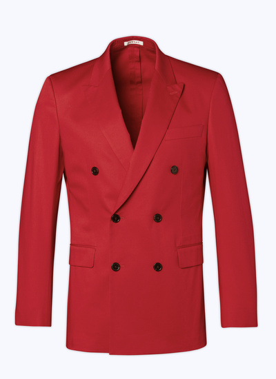 Veste rouge homme gabardine de coton Fursac - V3BAPA-BX02-79