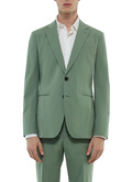 Veste droite en toile de coton - V3FAFO-FX14-H006