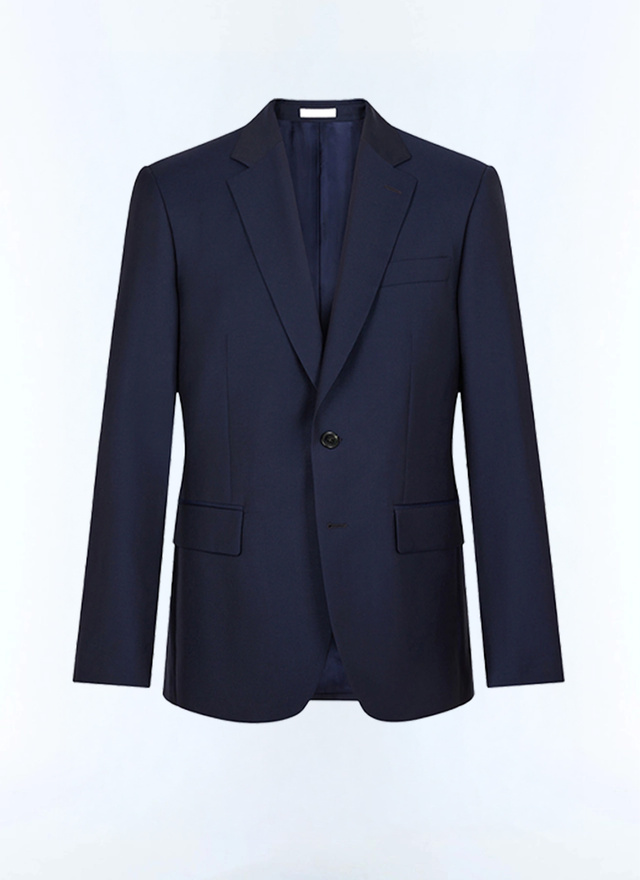 Veste bleu homme serge de laine Fursac - V2AIDO-AC80-31
