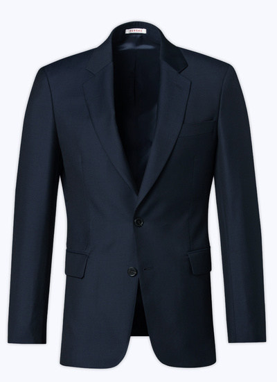 Veste bleu homme laine vierge Fursac - V3AXUN-AC81-31