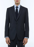 Veste ajustée en toile de laine - V3EVIP-EC34-D030