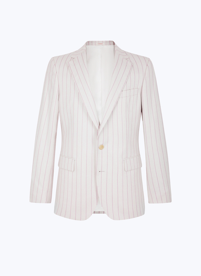 Veste homme flanelle de laine vierge Fursac - V3ELLA-EC10-A002