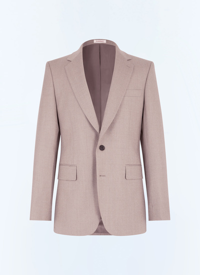 Veste brun homme flanelle de laine vierge certifiée Fursac - V3FOXA-GC17-A008