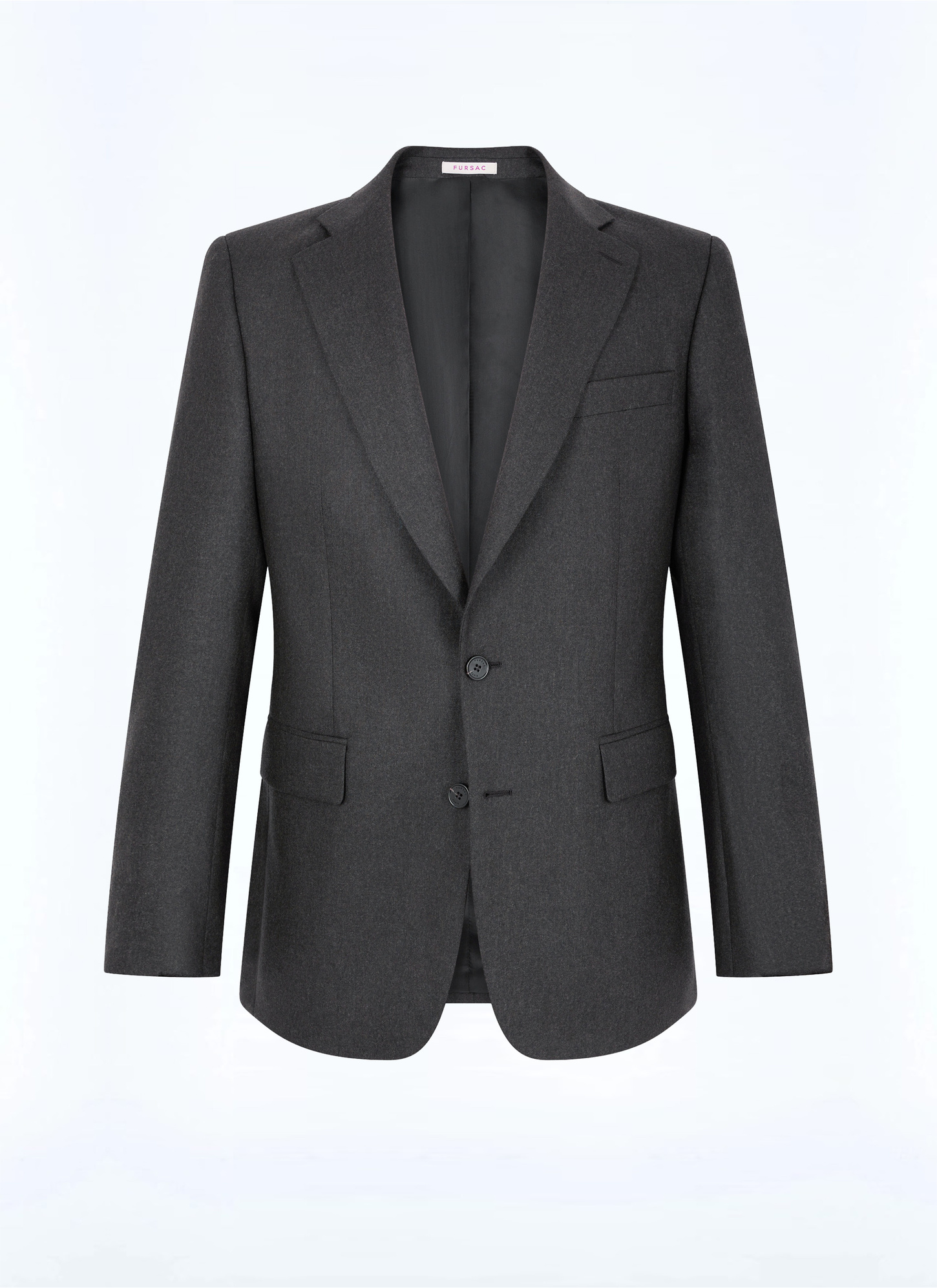 Veste vert homme flanelle de laine certifiée Fursac - V3FEXU-EC29-H011