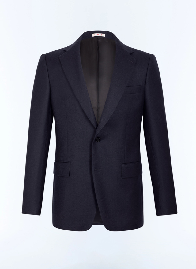 Veste bleu homme tissu principal: 95% laine vierge, 5% cachemiredessous col: 80% polyester, 20% viscosedoublure corps: 100% viscosedoublure manches: 57% viscose, 41% acétate, 2% cupro Fursac - V3LADA-LV19-D030