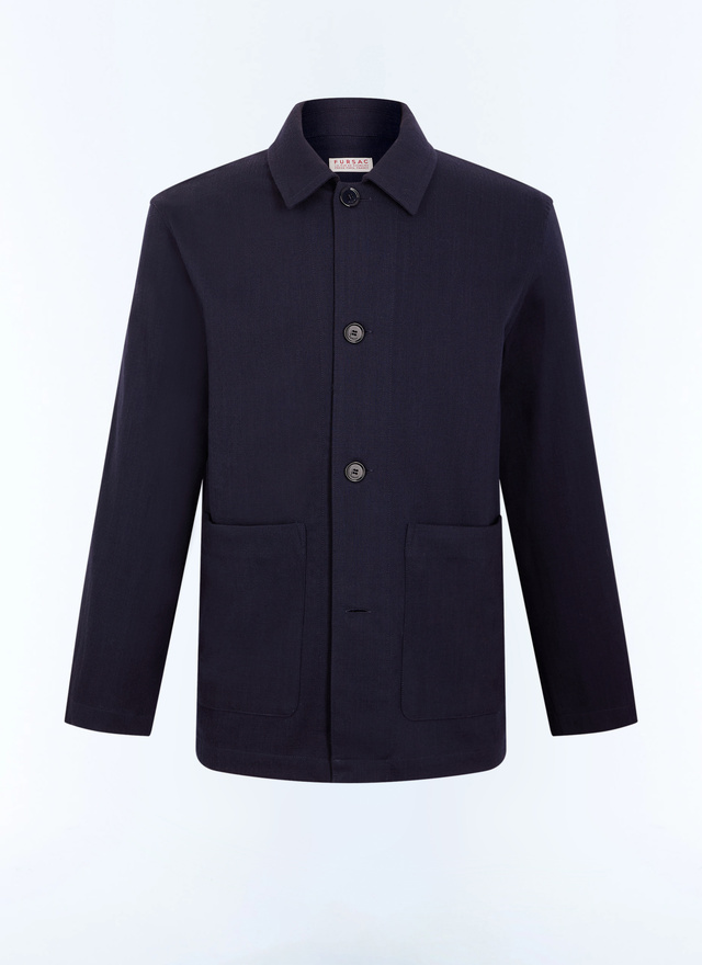 Veste Worker bleu homme tissu principal: 88% laine vierge, 12% polyamidedoublure: aucune Fursac - V3LROC-LX01-D030