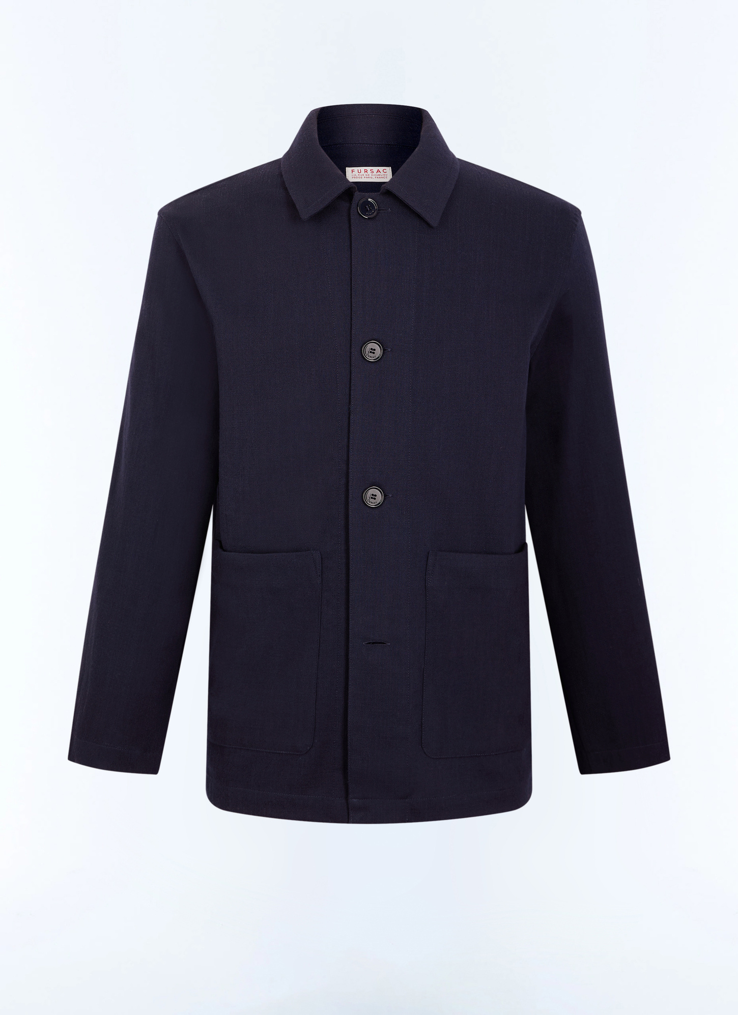 Veste Worker bleu homme tissu principal: 88% laine vierge, 12% polyamidedoublure: aucune Fursac - V3LROC-LX01-D030