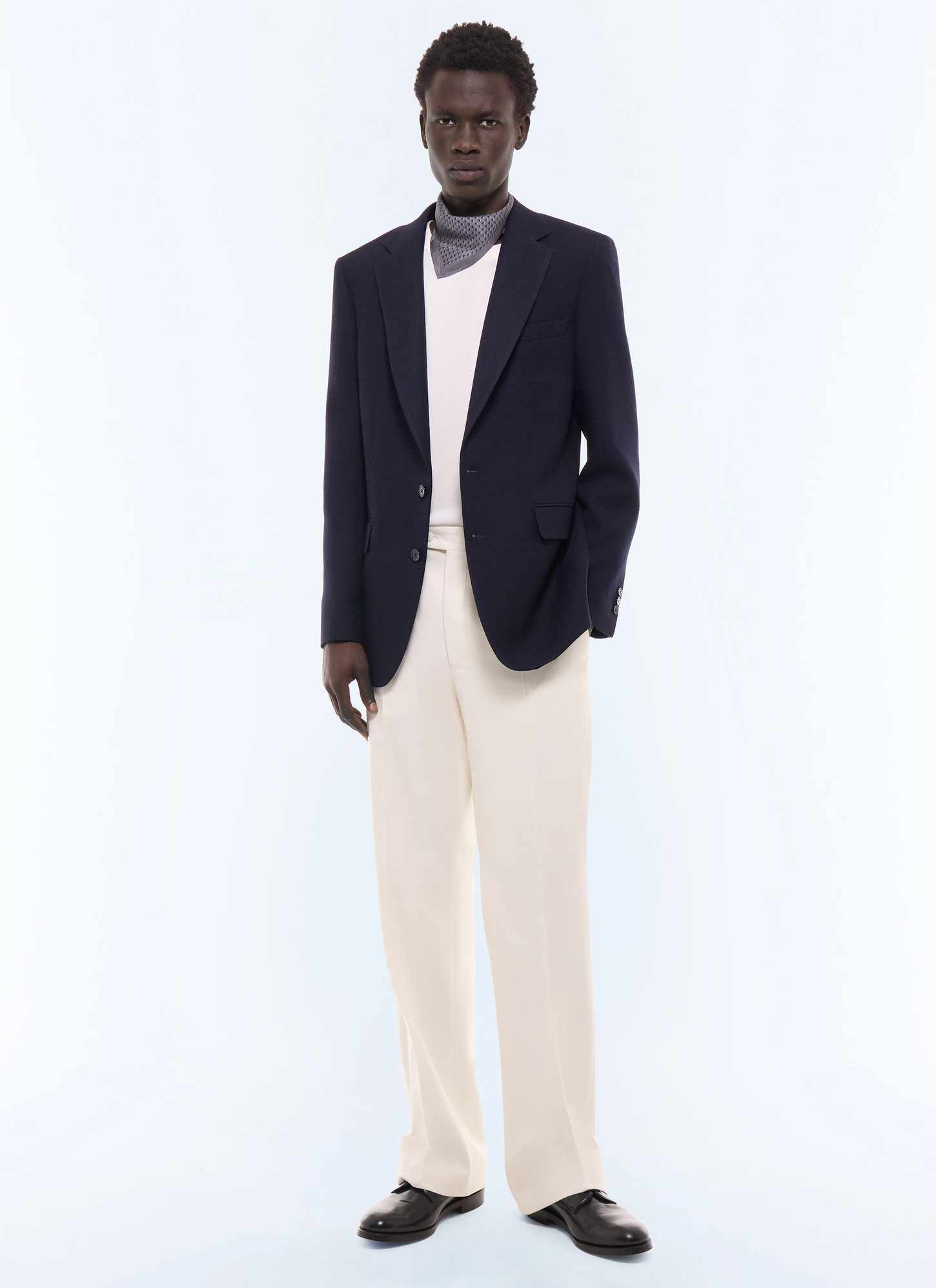 Veste Worker homme tissu principal: 100% laine viergedessous col: 80% polyester, 20% viscosedoublure corps: 100% viscosedoublure manches: 57% viscose, 41% acétate, 2% cupro Fursac - V3JADA-LV03-D030