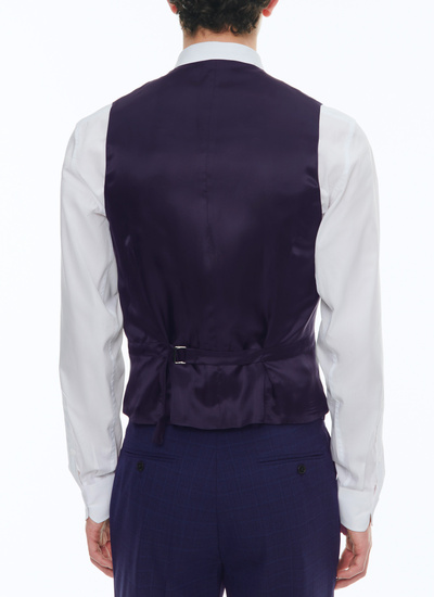 Men's virgin wool serge waistcoat Fursac - G3BILG-B570-31