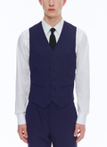 Virgin wool serge suit vest - G3BILG-B570-31