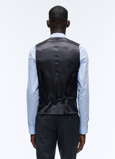 Men's virgin wool waistcoat Fursac - G3VILE-AC37-21