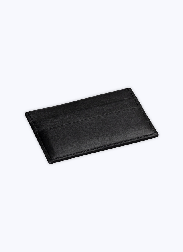 Men's black leather wallet Fursac - 22EB3VART-VB06/20