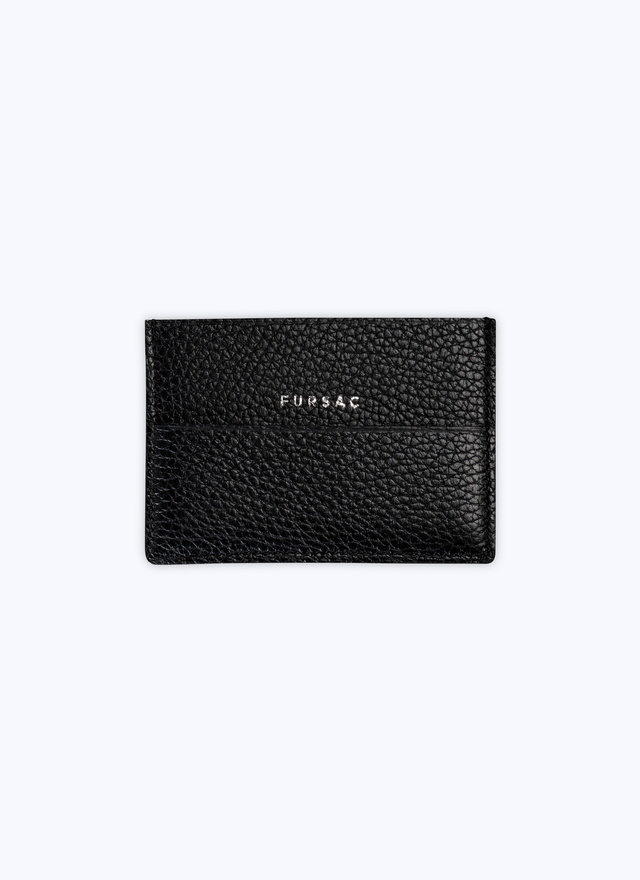 Men's wallet black leather Fursac - B3VART-VB07-20