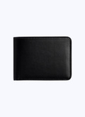 Black smooth leather wallet - B3VPEF-VB06-20