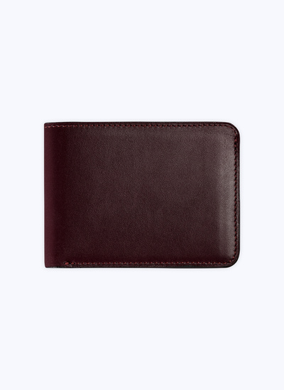 Men's wallet burgundy leather Fursac - B3VPEF-VB06-74