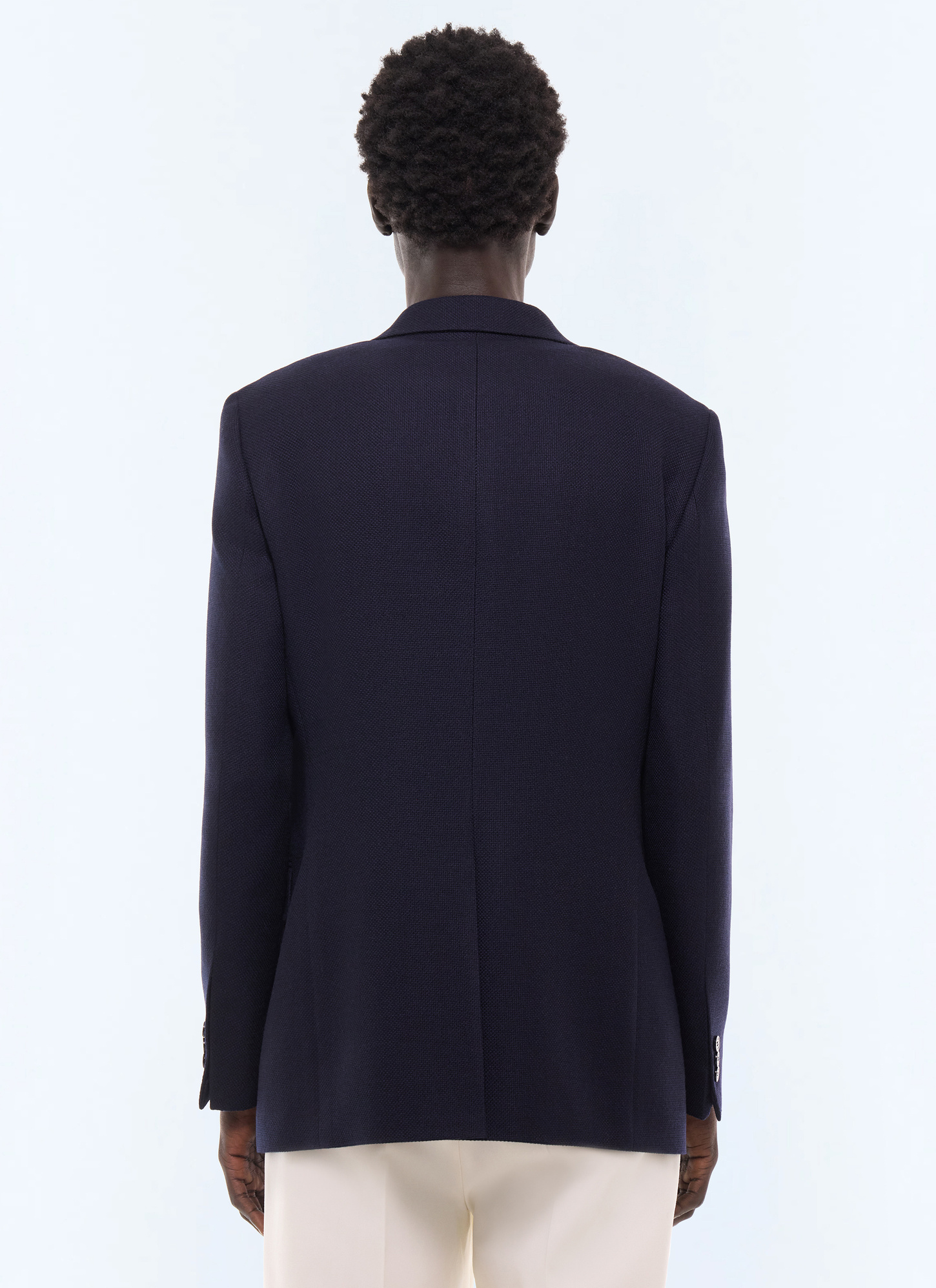Men's navy worker jacket Fursac - V3JADA-LV03-D030