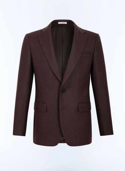 Men's main fabric: 100% virgin woolunder collar: 80% polyester, 20% viscosebody lining: 100% viscosesleeve lining: 57% viscose, 41% acetate, 2% cupro worker jacket Fursac - V3JADA-LV06-G019