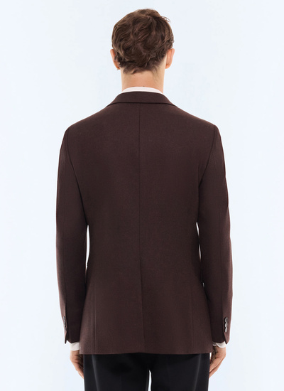 Men's chocolate worker jacket Fursac - V3JADA-LV06-G019
